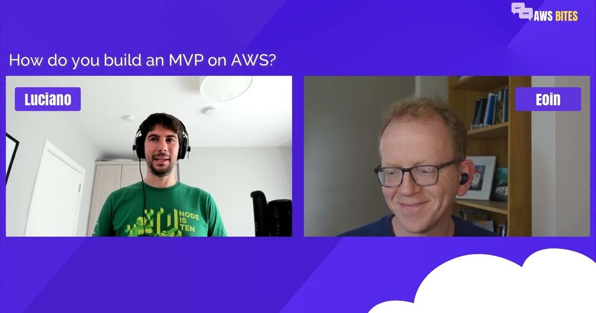 How do you build an MVP on AWS?