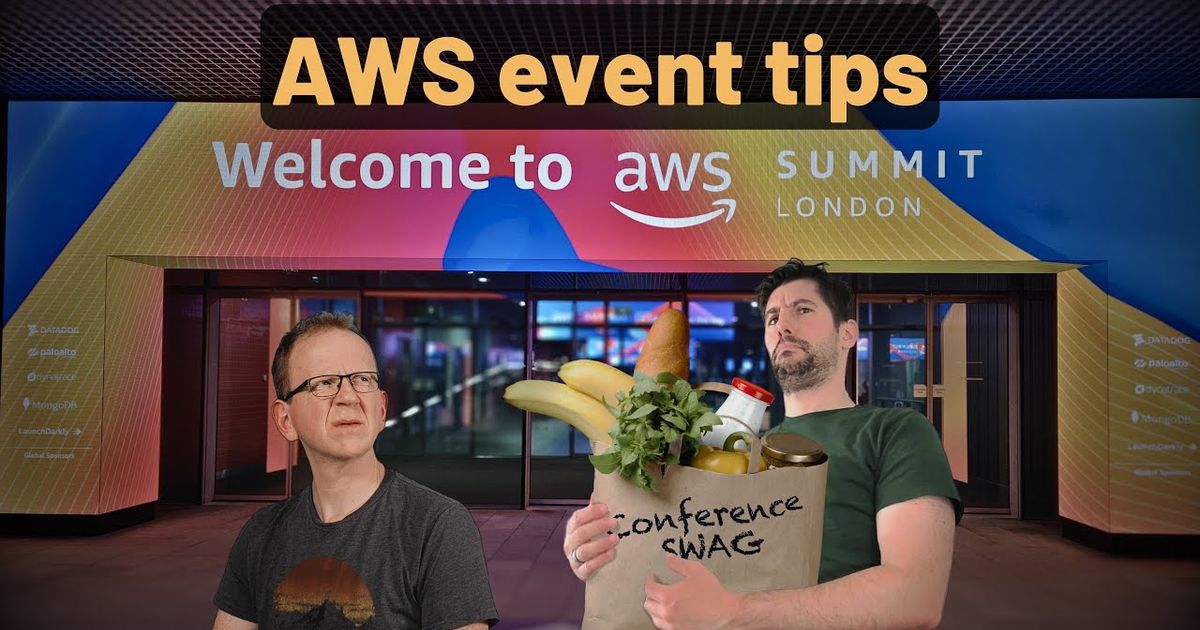 Tips for Attending AWS Events